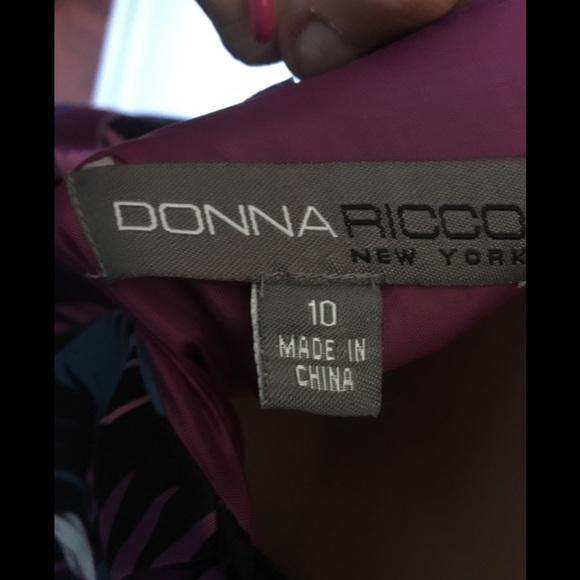 Cotton Purple Floral/Leaf Pattern Halter D… - Picture 7 of 7